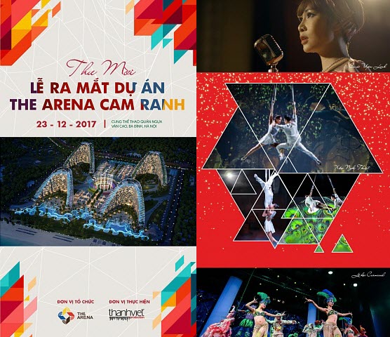 Thư mời sự kiện The Arena Cam Ranh ngày 23/12